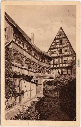 Dinkelsbühl Hezel Hof  Ansichtskarte  1935