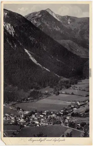 Ansichtskarte Bayrischzell Bayrischzell mit Aiplspitz 1937