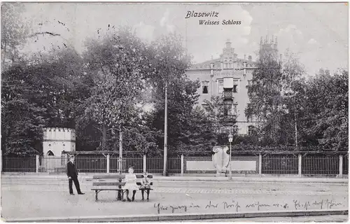 Ansichtskarte Blasewitz Dresden Weisses Schloß 1913