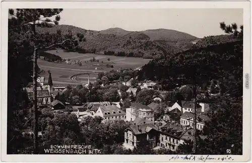 Weissenbach an der Triesting Blick auf die Stadt b Baden  1932