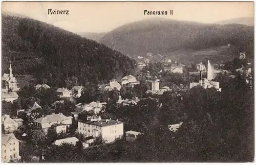 Ansichtskarte Bad Reinerz Duszniki-Zdrój Panorama II 1910