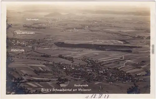 Vockerode v Schwalbental am Meissner  Abterode, Weidenhausen, Eschwege 1927