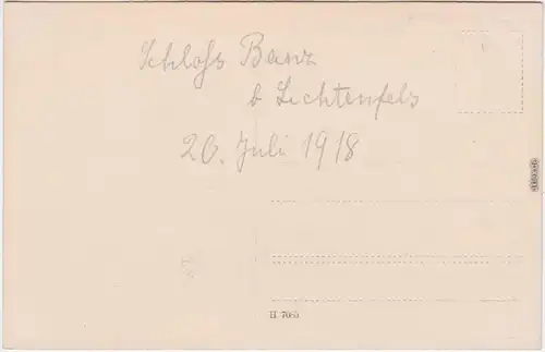 Bad Staffelstein Partie am Schloß Banz (Privataufnahme) 1918 