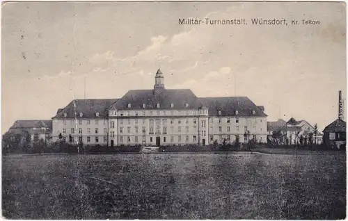 Wünsdorf Militär-Turnanstalt Ansichtskarte  Wusterhausen Berlin 1920