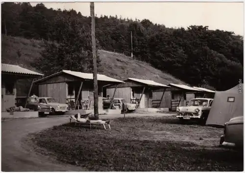 Mährisch Weißkirchen Hranice na Moravě Autocamping Fotokarte Olmütz Olmouc 1968