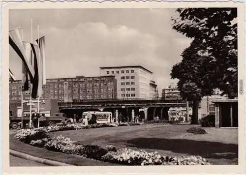 Ansichtskarte Essen (Ruhr) Straßenpartie am Bahnhof 1965