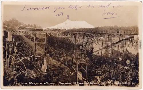 Erua The Great  Makatote Viaduct Manawatu-Wanganui New Zealand Neuseeland  1912