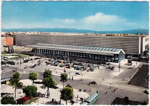 Ansichtskarte Rom Roma Hauptbahnhof, Stazione Termini 1965