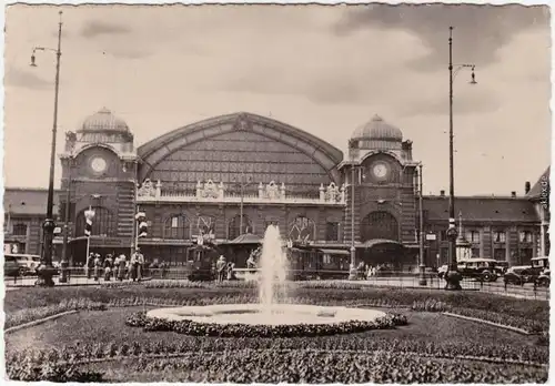 Basel Bundesbahnhof Ansichtskarte  1950