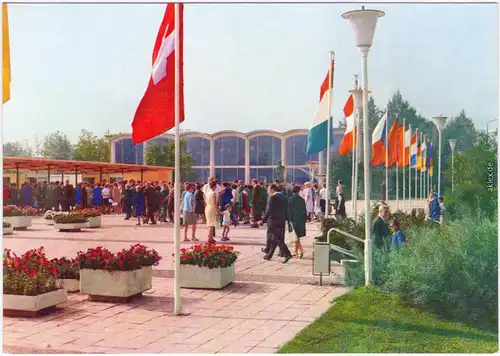 Erfurt Internationale Gartenbauausstellung  Ansichtskarte 1972