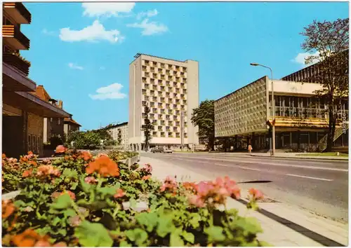 Suhl Wilhelm-Pieck-Straße Ansichtskarte 1974