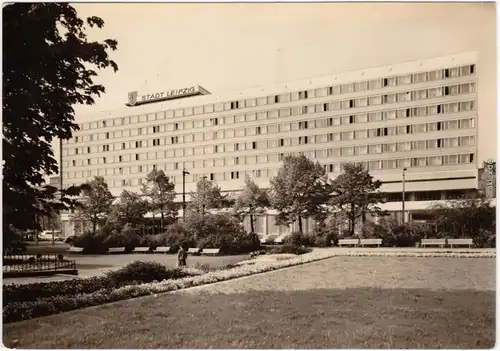 Foto Ansichtskarte Leipzig Interhotel Stadt Leipzig 1966