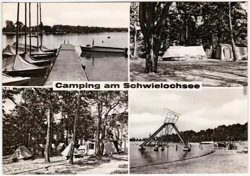 Foto Ansichtskarte  Schwielochsee Camping am Schwielochsee 1969