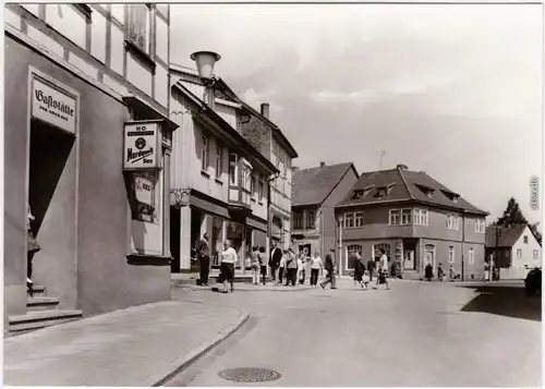 Benneckenstein Ernst-Thälmann-Straße    Fotokarte Harz b Halberstadt 1977