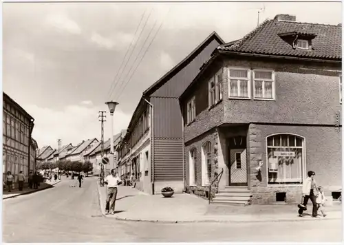 Benneckenstein Blick zur Oberstadt Fotokarte Harz b Halberstadt 1976