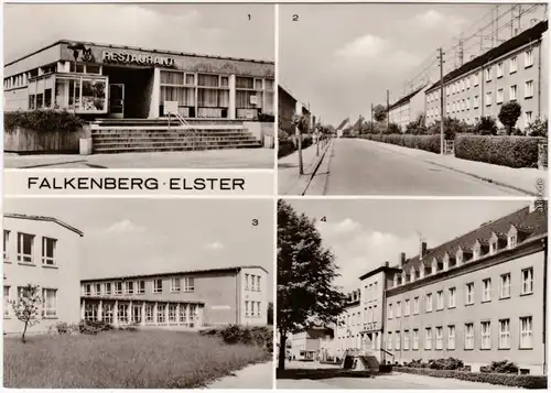 Falkenberg Elster Mitropa, Restaurant, Fichtestraße, Oberschule, Post 1979