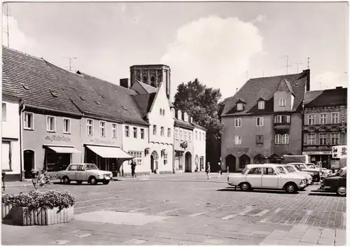 Senftenberg (Niederlausitz)  Altmarkt /Platz der Freundschaft 1977