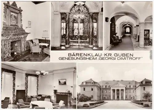 Bärenklau Schenkendöbern Genesungsheim "Georgi Dimitroff" 1978