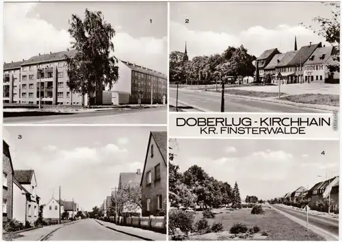 Doberlug-Kirchhain  Am grünen Berg, Hauptstraße, Karl-Marx-Straße 1980