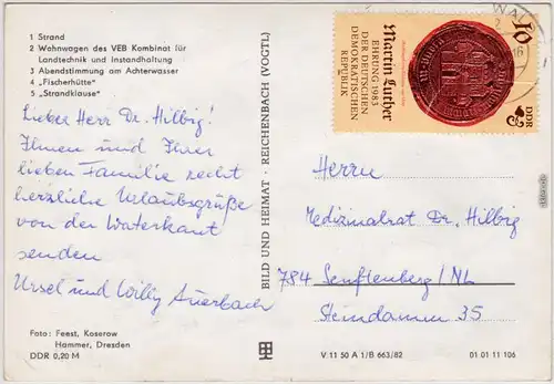 Ückeritz (Usedom) Zeltplatz, Strand, Fischerhütte, Strandklause 1982