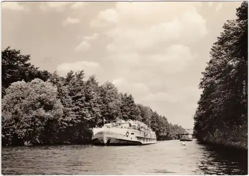 Foto Ansichtskarte Berlin Luxusfahrgastschiff der Weißen Flotte 1966