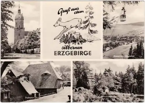 Oberwiesenthal Erzgebirge: Annaberg-Buchholz, Oberwiesenthal, Frohenau 1966