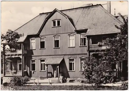 Foto Ansichtskarte Bad Schandau Lehrergewerkschaftsheim "Erwin Hartsch" 1965