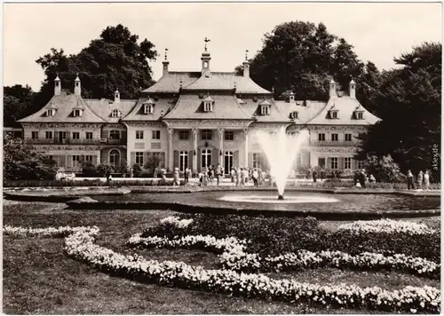 Pillnitz Schloss Pillnitz, Bergpalais Foto Ansichtskarte  1970