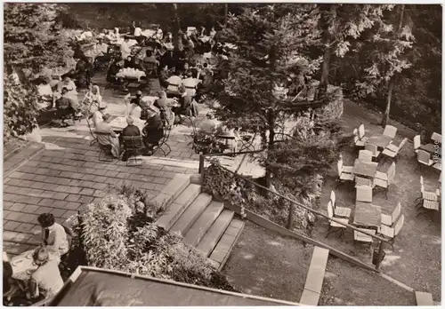 Wernigerode Berggasthof Armeleuteberg, belebt Foto Ansichtskarte  1969