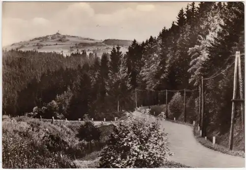 Foto Ansichtskarte Neuhausen (Erzgebirge) Blick zum Schwartenberg 1971