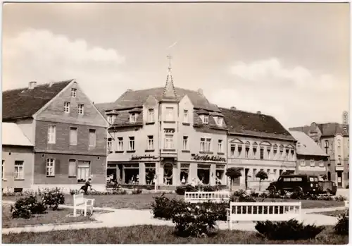 Elsterwerda Wikow Marktplatz  Foto Anichtskarte  1975