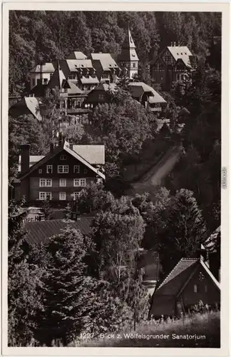 Wölfelsgrund Międzygórze Sanatorium  - Wölfelsgrund b Glatz Klodzko  1932