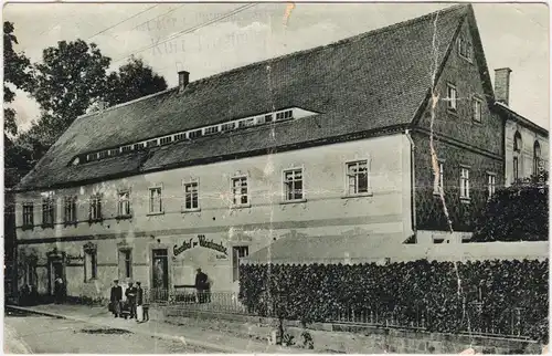 Schirgiswalde Šěrachow Gasthof zur Weintraube b Kirschau Bautzen 1913
