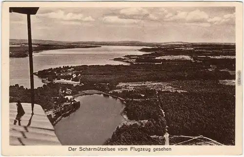 Luftbild Ansichtskarte Bad Saarow Scharmützelsee vom Flugzeug 1925