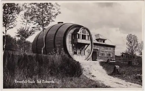 Bad Liebwerda Lázně Libverda Partie an der Riesenfassbaude b Liberec  1932