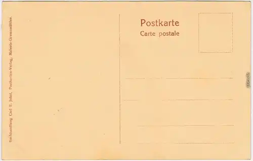 Gremsmühlen Malente Holsteinische Schweiz - Partie am Kellersee coloriert 1908