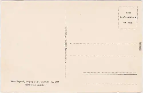 Wunsiedel (Fichtelgebirge) Fliegeraufnahme Kösseine 1928 