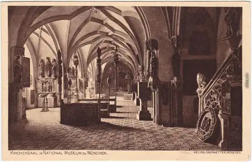 Ansichtskarte München Kirchensaal - Bayrisches Nationalmuseum 1918