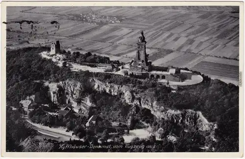 Luftbild Kelbra (Kyffhäuser) Kaiser-Friedrich-Wilhelm-(Barbarossa) Denkmal 1934