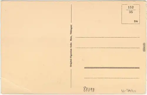 Ansichtskarte Friedrichshafen aus der Vogelperspektive 1925