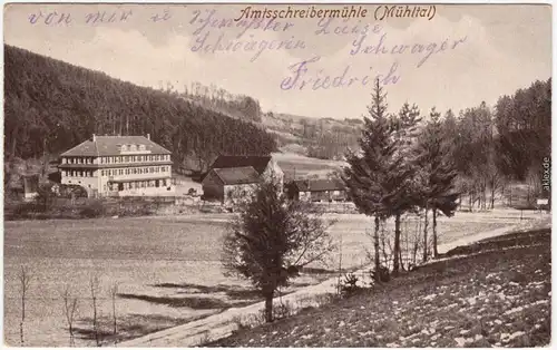 Eisenberg (Thüringen) Amtsschreibersmühle im Eisenberger Mühltal 1936