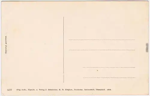 Ansichtskarte Gerstruben Oberstdorf (Allgäu) Straßenpartie im Dorf 1913