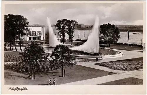 Foto Ansichtskarte Düsseldorf Schlageter Nationaldenkmal - Hauptfestpatz 1938