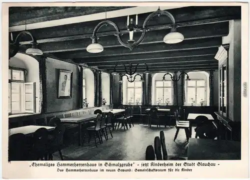 Schmalzgrube Jöhstadt Erzgebirge Gemeinderaum - Kinderheim - Schmalzgrube 1930