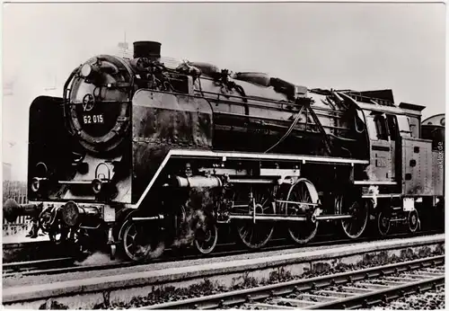 Belgershain Dampflokomotive r Baureihe 62, Museumslokomotive 62015 1981 1985