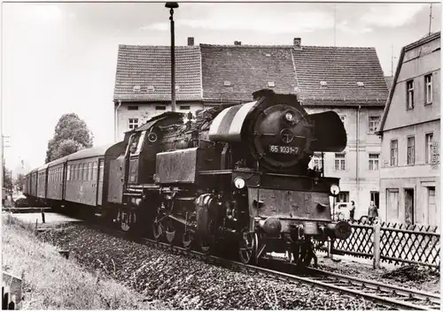 Schmölln Dampflokomotiven im Einsatz der Baureihe 65.10, 1977 1983 