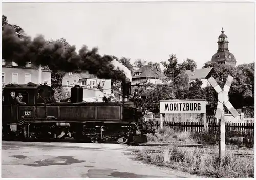 Moritzburg Traditionsbahn Radebeul Ost-Radeburg, Lok 99539 1985 