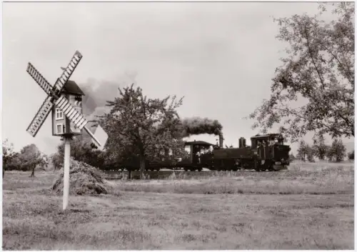 Berbisdorf Radeburg Traditionsbahn Radebeul Ost-Radeburg, Juli 1983 1985