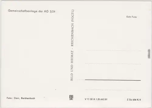 Netzschkau AG Modelleisenbahn, Gemeinschaftsanlage der AG 3/24 1981