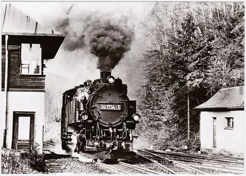 Dippoldiswalde Schmalspurbahn Freital-Hainsberg - Kurort Kipsdorf 1983 
